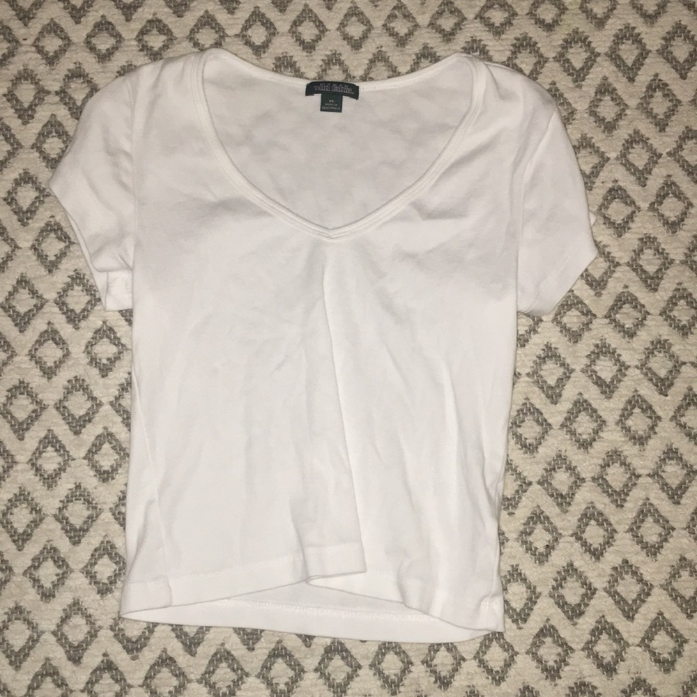 Plain white shirt